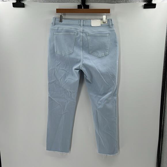 DL1961 Women's Mara Straight Mid Rise Instasculpt Ankle - Light Blue - 32 - NWT - Picture 10 of 10